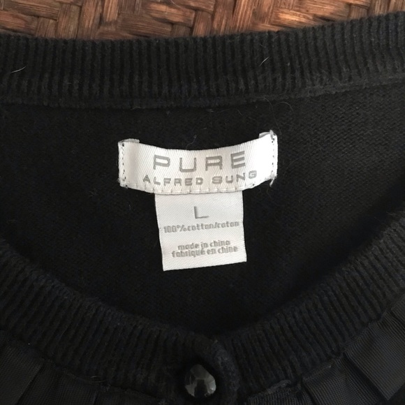 Alfred Sung Ruffled Cardigan - Picture 5 of 7